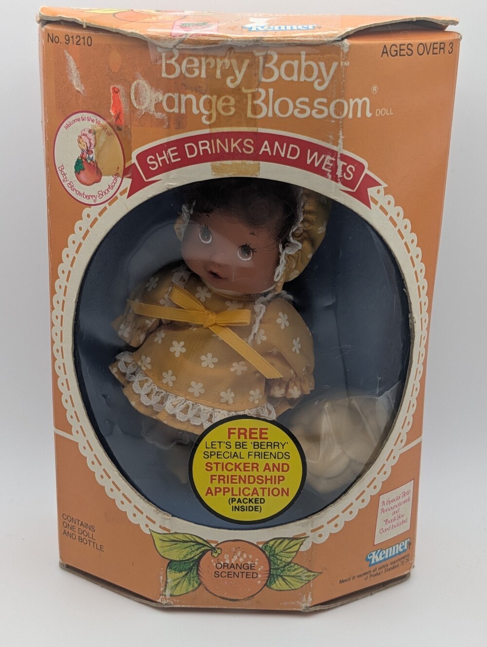 strawberry shortcake berry Baby Orange Blossom NIB